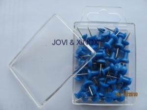 Nástěnkové špendlíky modré 40ks; J641B-40phk