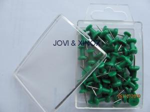 Nástěnkové špendlíky zelené 40ks; J641GR-40phk