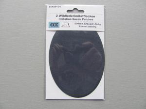 CCK384-24-Nažehlovací záplaty semišové s perforací- tmavomodrá 2ks CCK384-24-Nažehlovací záplaty semišové s perforací- tmavomodrá 2ks