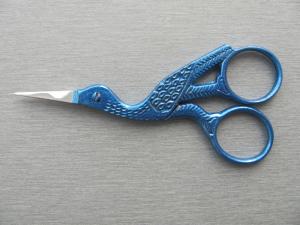 Nůžky Čáp-modré