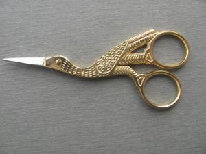 Nůžky Čáp-zlaté