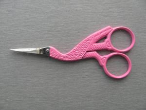 Nůžky Čáp-růžové