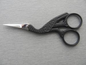 Nůžky Čáp-černé