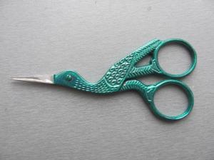 Nůžky Čáp-zelené